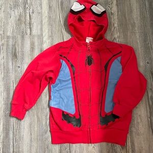 Marvel Boys Spider-Man zip up hoodie size XS